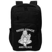 Astronaut Skeleton Need Space And Peace Impact Tech Backpack