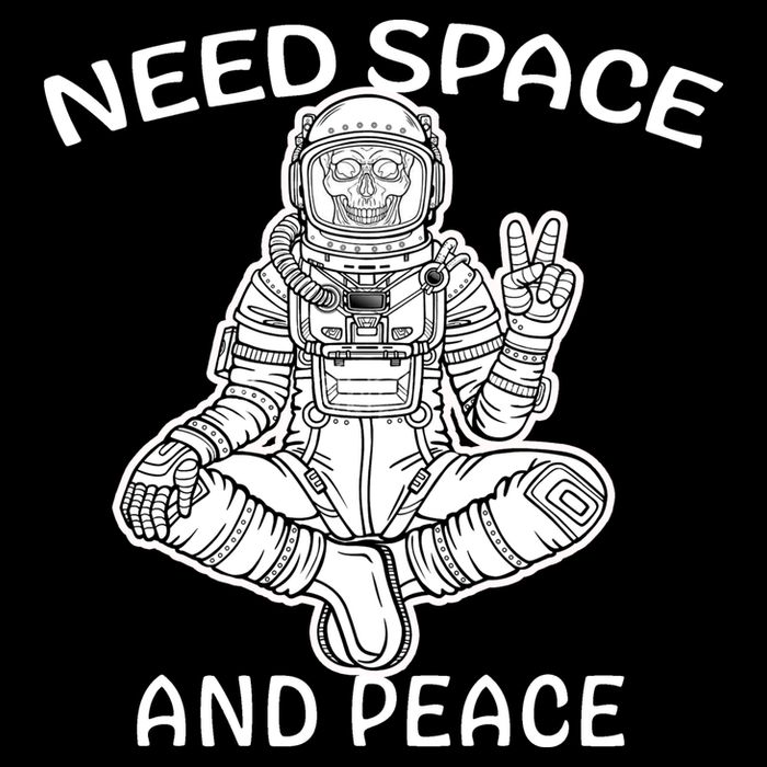 Astronaut Skeleton Need Space And Peace Impact Tech Backpack