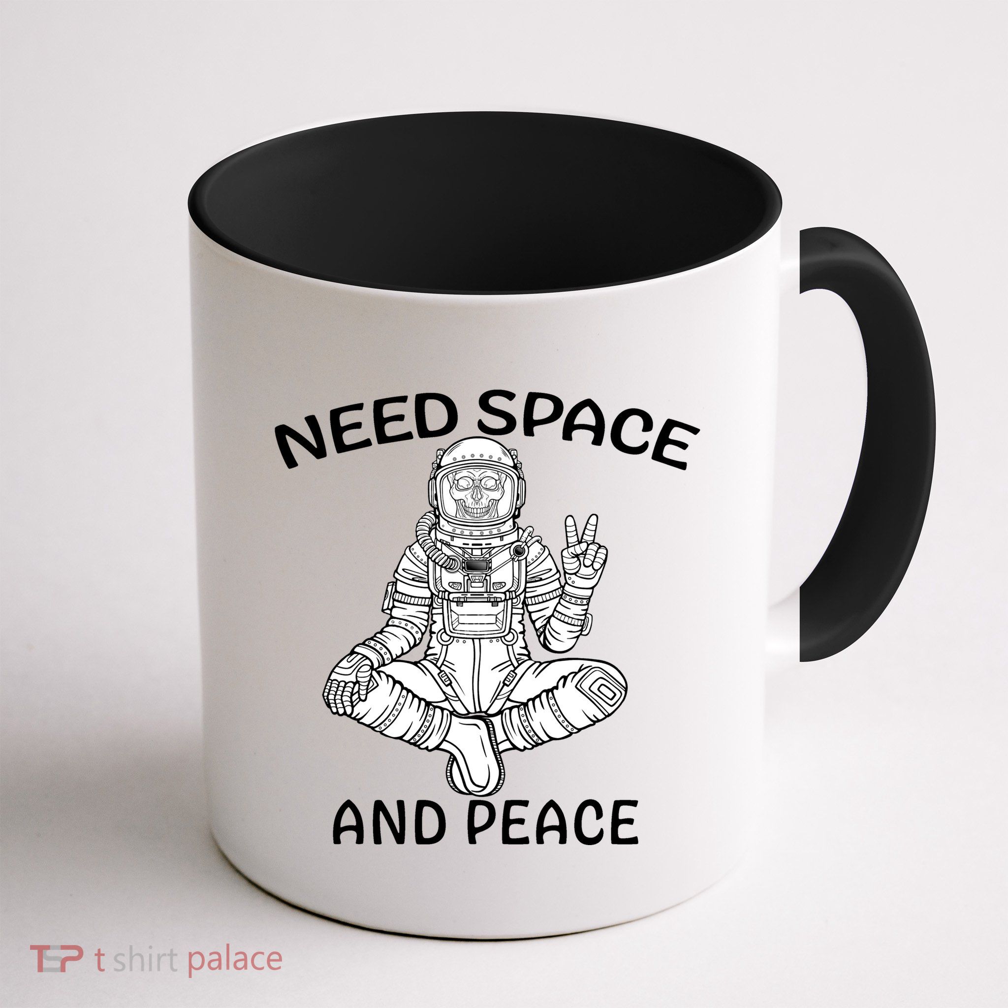 Astronaut Skeleton Need Space And Peace Mug