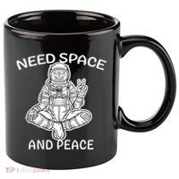Astronaut Skeleton Need Space And Peace 11oz C Handle Ceramic Mug