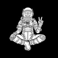 Astronaut Skeleton Need Space And Peace 16oz Travel Tumbler