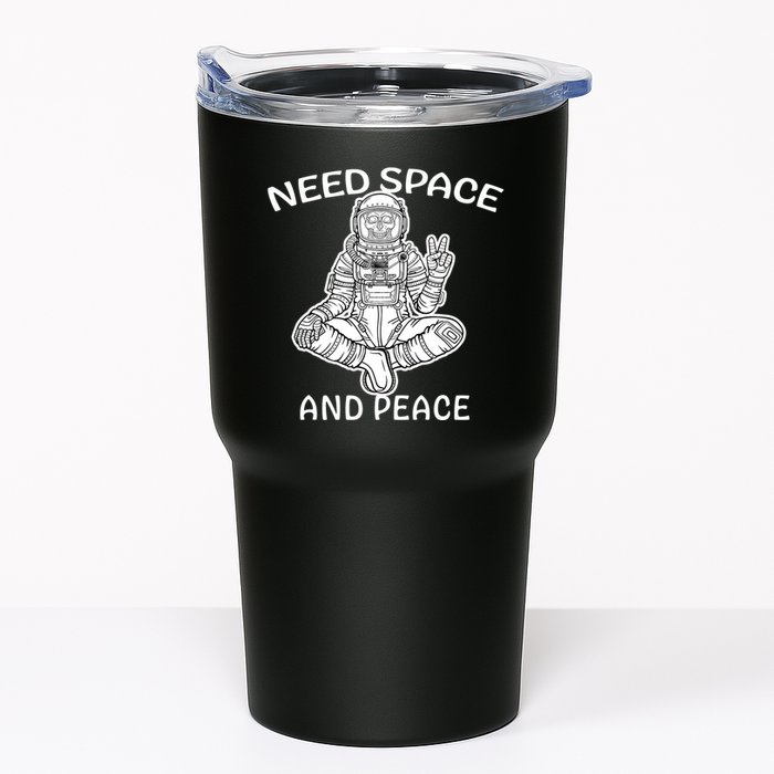 Astronaut Skeleton Need Space And Peace Tumbler