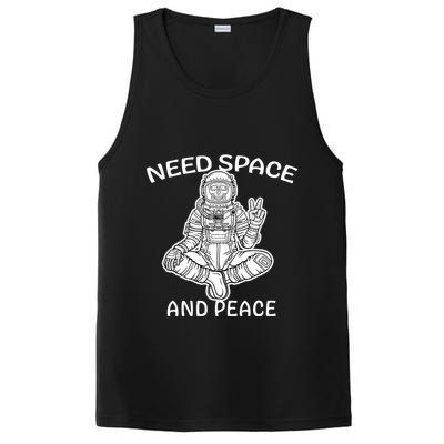 Astronaut Skeleton Need Space And Peace PosiCharge Competitor Tank