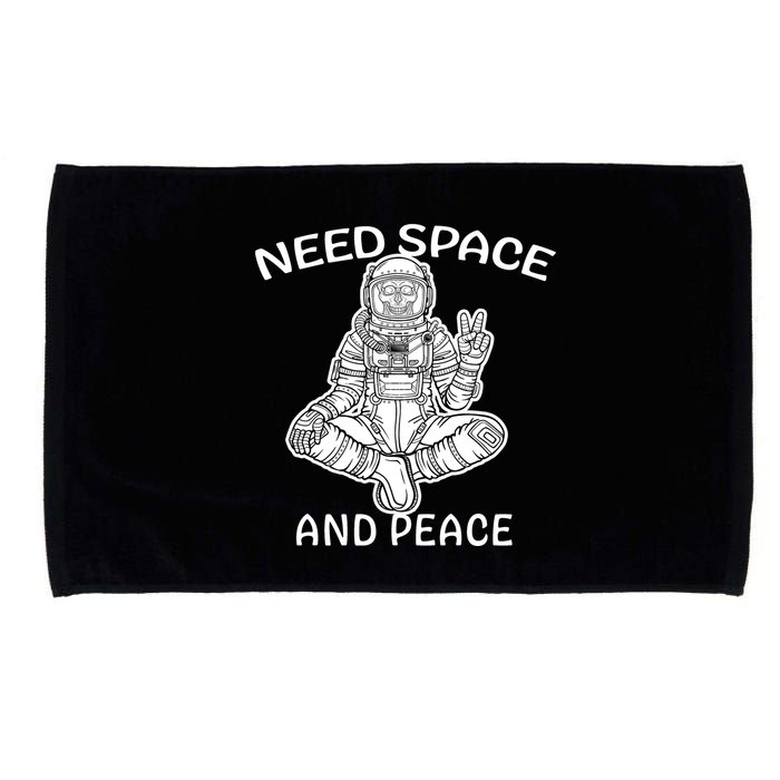 Astronaut Skeleton Need Space And Peace Microfiber Hand Towel