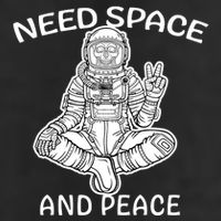 Astronaut Skeleton Need Space And Peace Microfiber Hand Towel