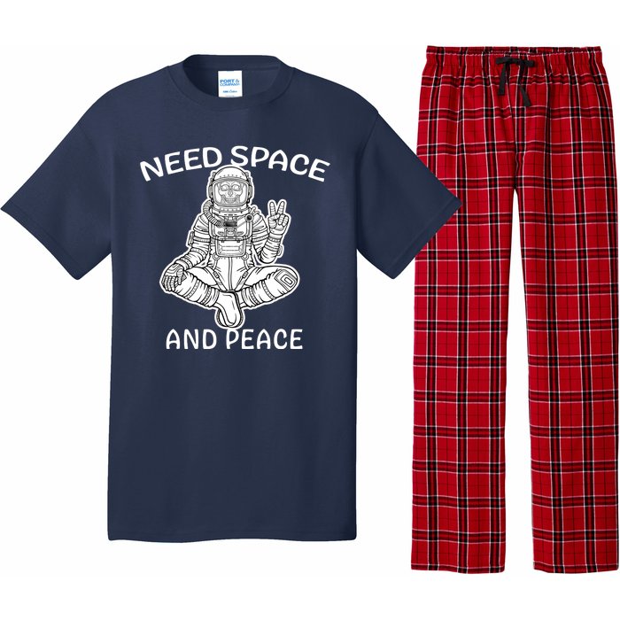 Astronaut Skeleton Need Space And Peace Pajama Set