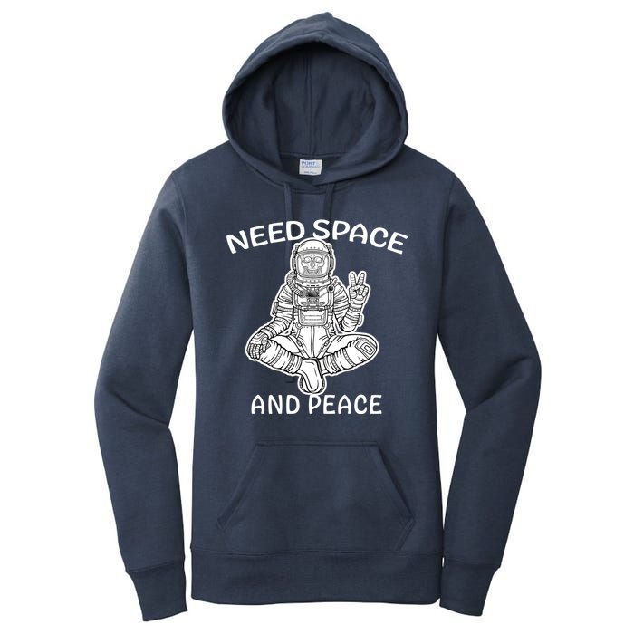Astronaut Skeleton Need Space And Peace Women's Pullover Hoodie