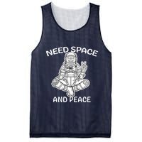 Astronaut Skeleton Need Space And Peace Mesh Reversible Basketball Jersey Tank