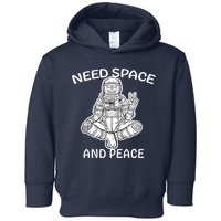 Astronaut Skeleton Need Space And Peace Toddler Hoodie