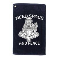 Astronaut Skeleton Need Space And Peace Golf Towel