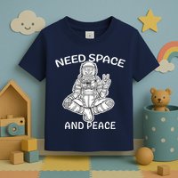 Astronaut Skeleton Need Space And Peace Toddler T-Shirt