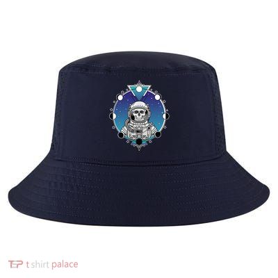 Astronaut Skeleton Star Sky Moon Phases Cool Comfort Performance Bucket Hat