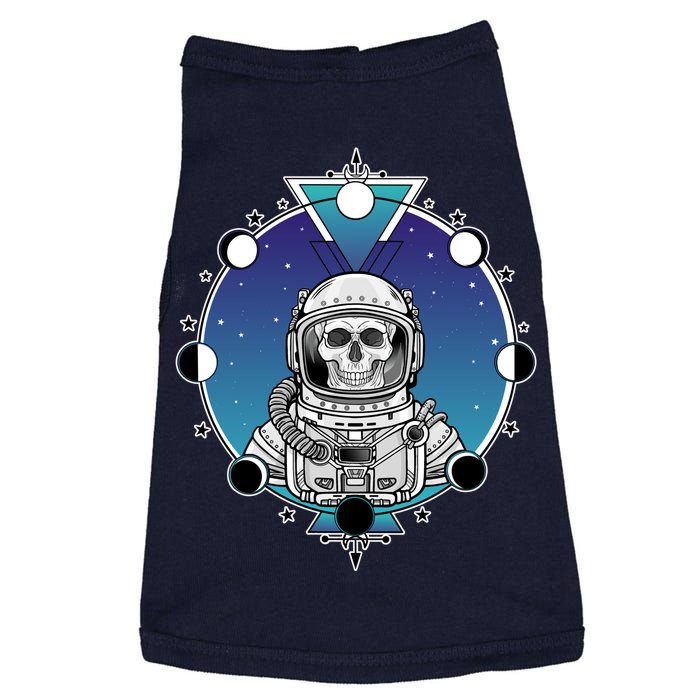 Astronaut Skeleton Star Sky Moon Phases Doggie Tank