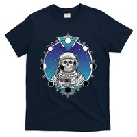 Astronaut Skeleton Star Sky Moon Phases T-Shirt