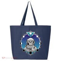 Astronaut Skeleton Star Sky Moon Phases 25L Jumbo Tote