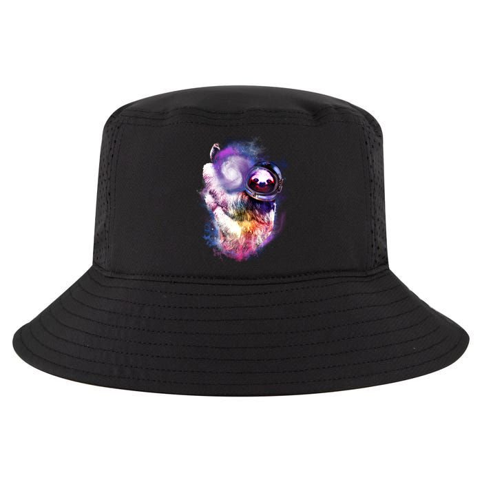 Astronaut Sloth Hanging In Space Cool Comfort Performance Bucket Hat