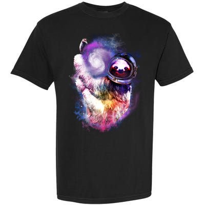 Astronaut Sloth Hanging In Space Garment-Dyed Heavyweight T-Shirt