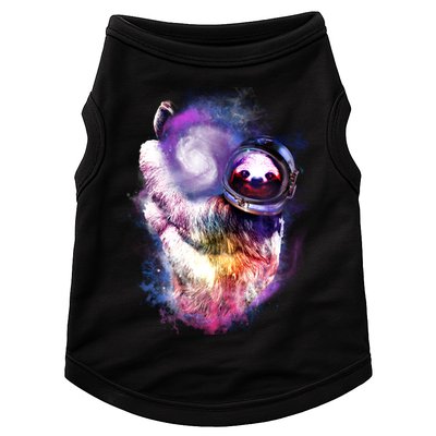 Astronaut Sloth Hanging In Space Doggie Tank