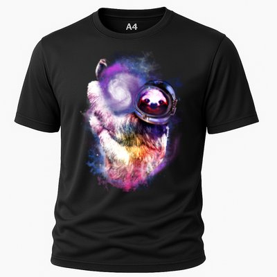 Astronaut Sloth Hanging In Space Performance Shirt