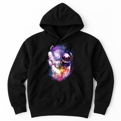 Astronaut Sloth Hanging In Space Hoodie
