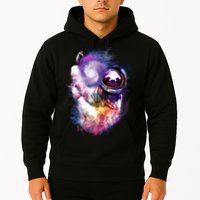 Astronaut Sloth Hanging In Space Hoodie