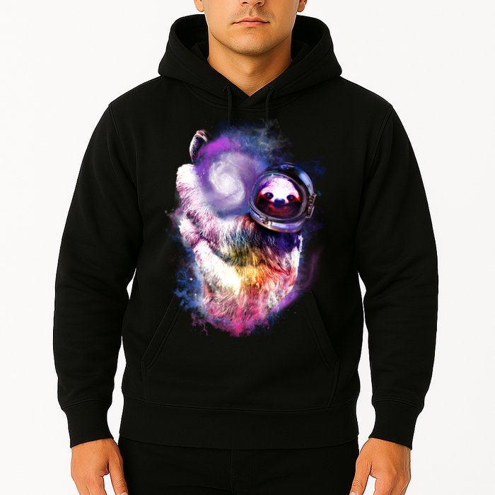Astronaut Sloth Hanging In Space Hoodie
