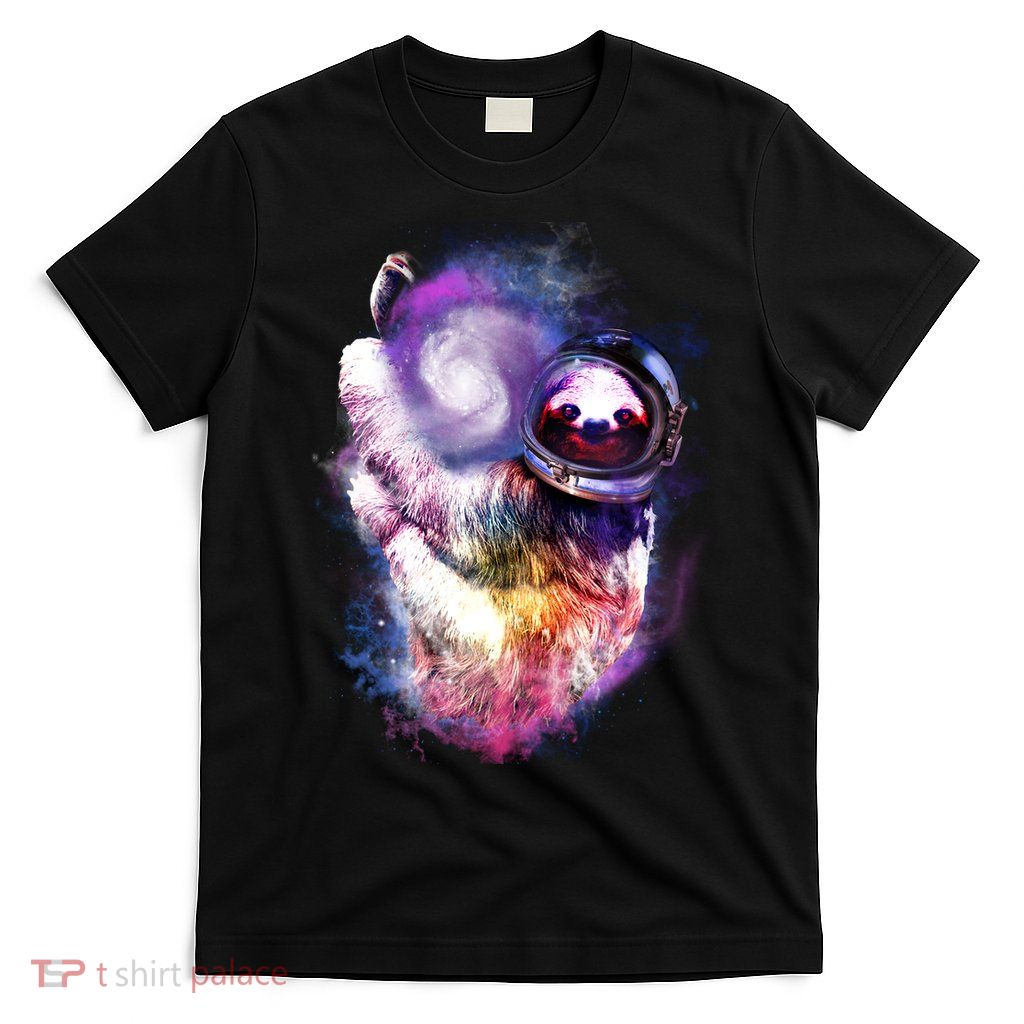Astronaut Sloth Hanging In Space T-Shirt