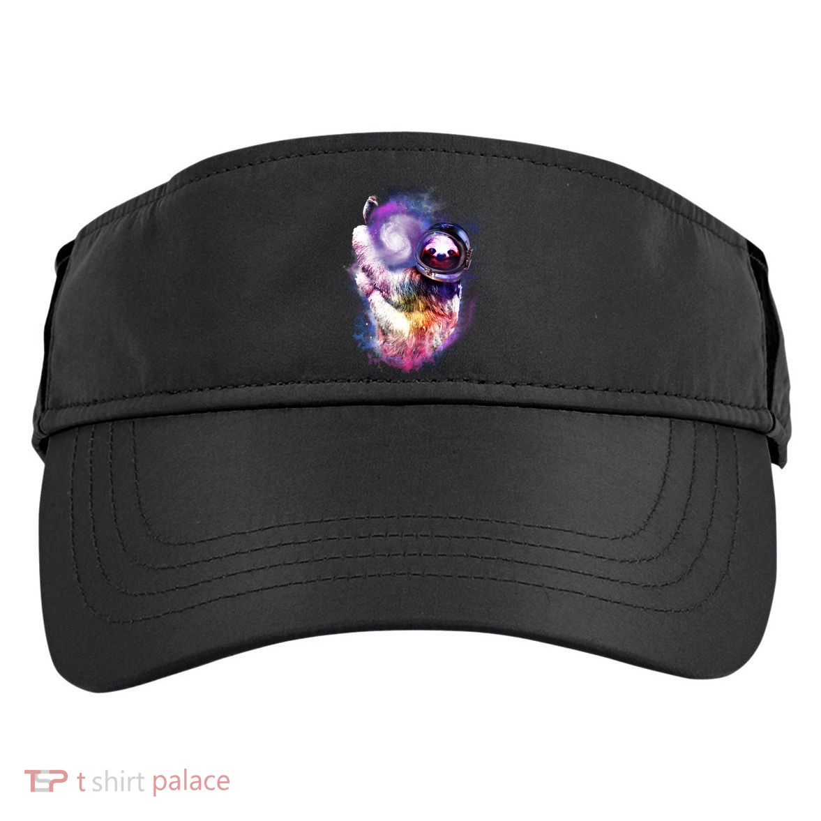 Astronaut Sloth Hanging In Space Adult Drive Performance Visor