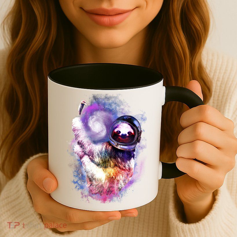 Astronaut Sloth Hanging In Space Mug
