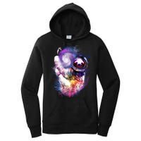 Astronaut Sloth Hanging In Space Women's Pullover Hoodie