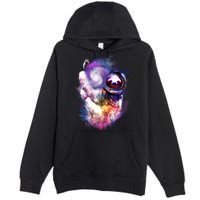 Astronaut Sloth Hanging In Space Premium Pullover Hoodie