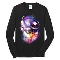 Astronaut Sloth Hanging In Space Tall Long Sleeve T-Shirt