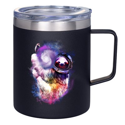 Astronaut Sloth Hanging In Space 12oz Stainless Steel Coffee Mug