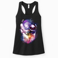Astronaut Sloth Hanging In Space Womens Tank Top