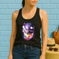 Astronaut Sloth Hanging In Space Womens Tank Top