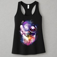 Astronaut Sloth Hanging In Space Womens Tank Top