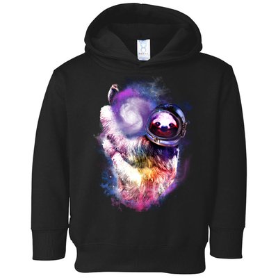 Astronaut Sloth Hanging In Space Toddler Hoodie