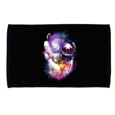 Astronaut Sloth Hanging In Space Microfiber Hand Towel