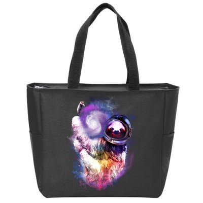 Astronaut Sloth Hanging In Space Zip Tote Bag
