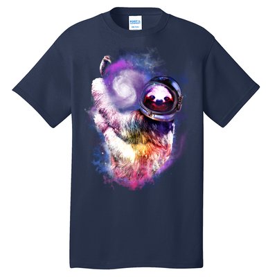 Astronaut Sloth Hanging In Space Tall T-Shirt