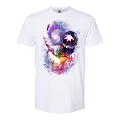 Astronaut Sloth Hanging In Space Softstyle® CVC T-Shirt