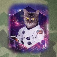 Astronaut Space Cat1 Legacy Tie Dye Trucker Hat