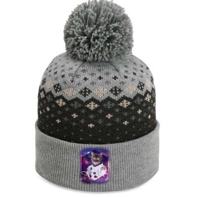 Astronaut Space Cat1 The Baniff Cuffed Pom Beanie