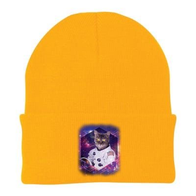 Astronaut Space Cat1 Knit Cap Winter Beanie