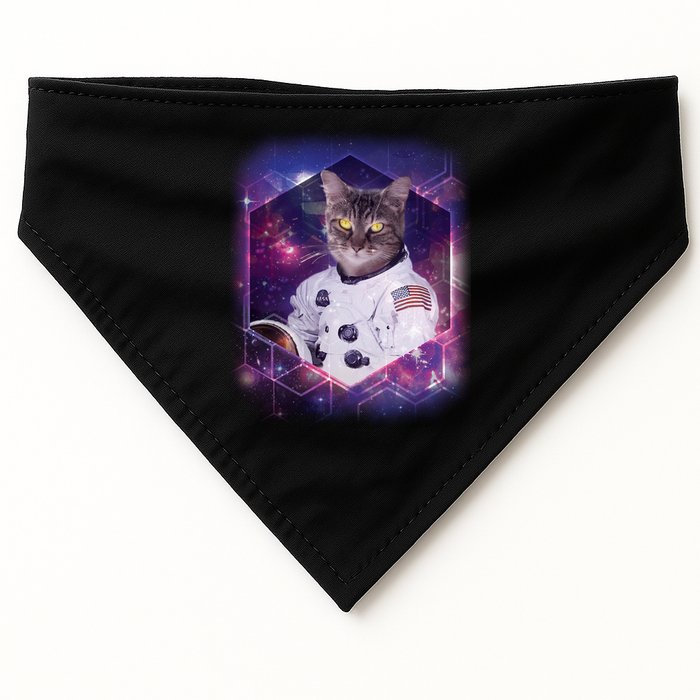 Astronaut Space Cat1 USA-Made Doggie Bandana