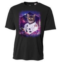 Astronaut Space Cat1 Cooling Performance Crew T-Shirt