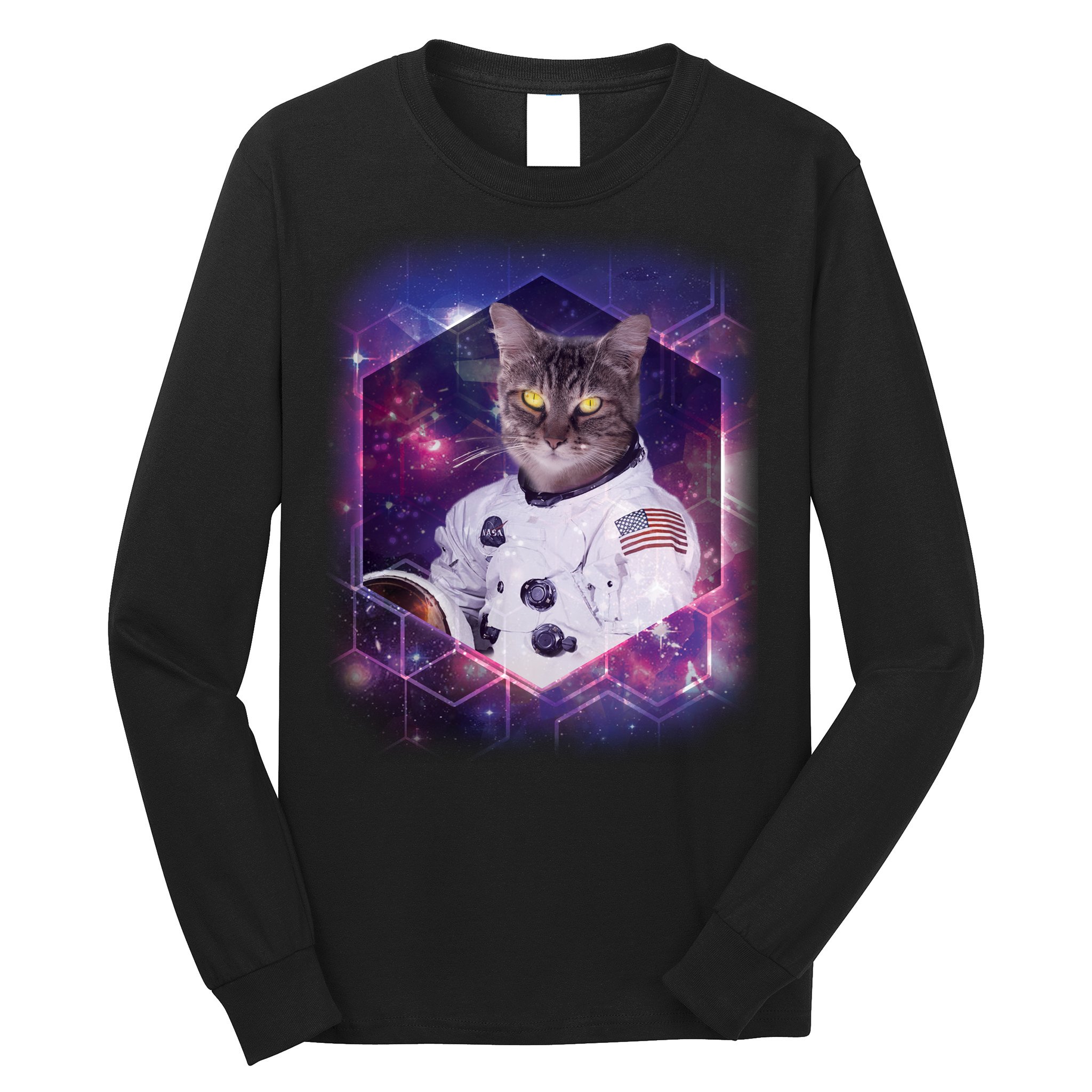 Astronaut Space Cat1 Long Sleeve Shirt