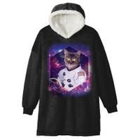 Astronaut Space Cat1 Hooded Wearable Blanket