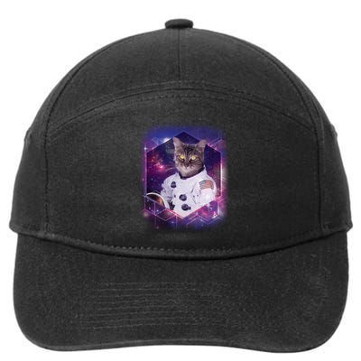 Astronaut Space Cat1 7-Panel Snapback Hat