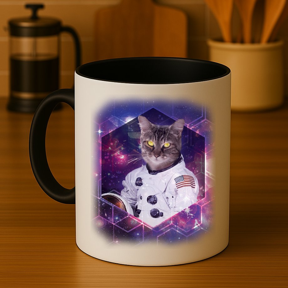 Astronaut Space Cat1 Mug